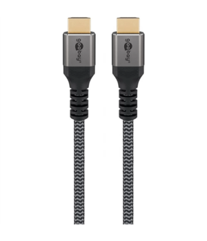 Goobay High Speed HDMI Cable with Ethernet | Black | HDMI to HDMI | 1 m