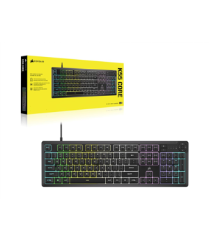 Corsair K55 CORE RGB | Gaming keyboard | Wired | NA | Black | USB 2.0 Type-A