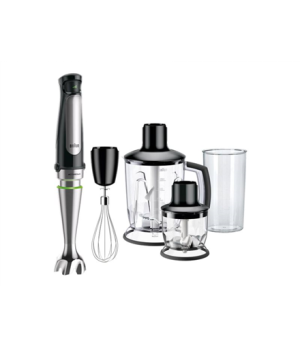 Braun | MultiQuick 7 Hand Blender | MQ 7045X | Hand Blender | 1000 W | Number of speeds 6 | Chopper | Black/Stainless steel