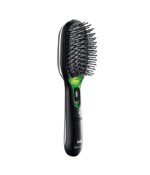 Plaukų šepetys | Braun | BR710 | Warranty 24 mėn. | Ion conditioning | Black/Green