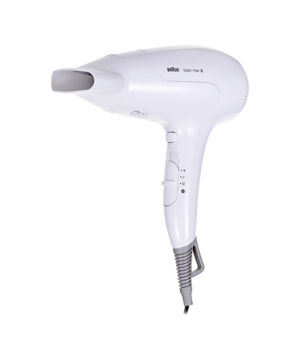 Braun | Hair Dryer | HD385 | 2000 W | Number of temperature settings 3 | Ionic function | Diffuser nozzle | White