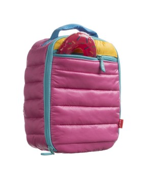 Pietų dėžutė + pakelis ledo, ZIPIT, Puffer Lunch Bag, LB-P1, Rožinės spalvos