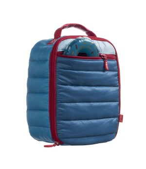 Pietų dėžutė + pakelis ledo, ZIPIT, Puffer Lunch Bag, LB-P4, Mėlynos spalvos