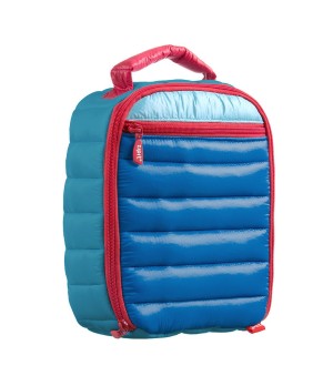 Pietų dėžutė + pakelis ledo, ZIPIT, Puffer Lunch Bag, LB-P4, Mėlynos spalvos