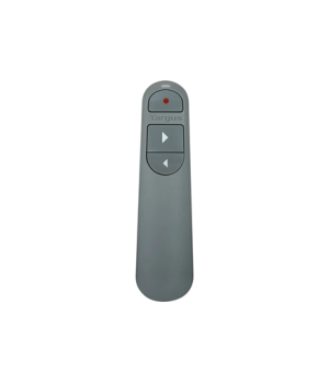 Targus EcoSmart Antimicrobial ControlPlus Wireless Presenter | Grey | Depth 23 mm | Height 131 mm | PCR | Width 37 mm