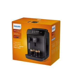 Philips Coffee Maker | EP0820/00 | Pump pressure 15 bar | Built-in milk frother | Fully Automatic | 1500 W | Black