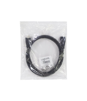 Logilink | HDMI Cable Type A Male - HDMI Type A Female | Black | HDMI Type A Female | HDMI Type A Male | HDMI to HDMI | 2 m