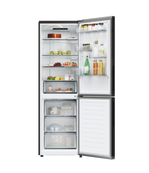 Candy Refrigerator | CNCQ2T618EB | Energy efficiency class E | Free standing | Combi | Height 185 cm | No Frost system | Fridge 