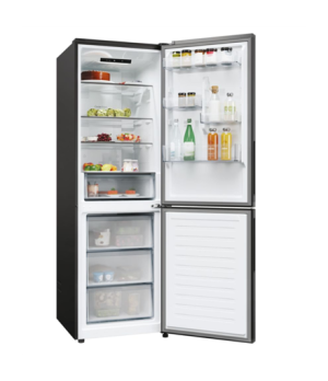 Candy Refrigerator | CNCQ2T618EB | Energy efficiency class E | Free standing | Combi | Height 185 cm | No Frost system | Fridge 