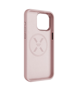 Fixed | MagFlow | Back cover | Apple | iPhone 15 Pro | Liquid silicon | Pink