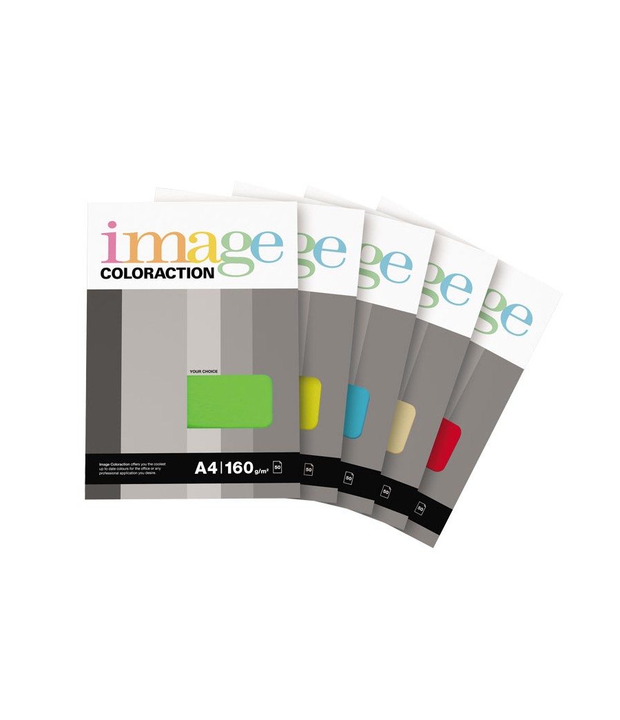 Spalvotas popierius IMAGE COLORACTION, A4, 160 gsm, 50 lapų, DUNE / pale cream