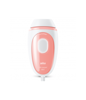 Braun | Epilator | PL1000 Silk-expert Mini IPL | Bulb lifetime (flashes) 300.000 | Number of power levels 3 | White/Pink