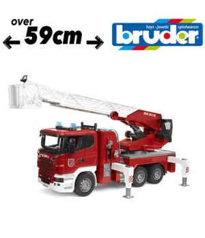 BRUDER Car SCANIA R Fire Engine With Water Pump