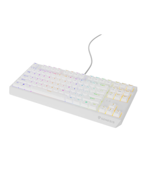 Genesis THOR 230 | Mechanical Gaming Keyboard | Wired | US | White | USB Type-A | Outemu Brown