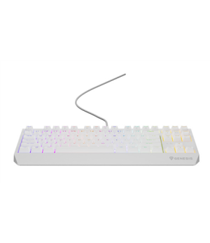 Genesis THOR 230 | Mechanical Gaming Keyboard | Wired | US | White | USB Type-A | Outemu Brown