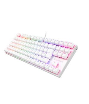 Genesis THOR 303 | Mechanical Gaming Keyboard | Wired | US | White | USB Type-A | Outemu Peach Silent