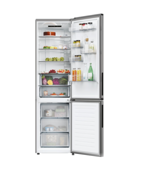 Candy Refrigerator | CNCQ2T620EX | Energy efficiency class E | Free standing | Combi | Height 205 cm | No Frost system | Fridge 