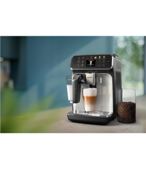 Philips Espresso Machine | EP4446/70 | Pump pressure 15 bar | Built-in milk frother | Fully Automatic | 1500 W | Black/Silver