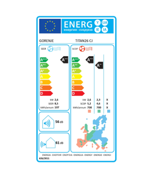 Gorenje | Air Conditioner, Outdoor unit | 20011466 TITAN26 CJ