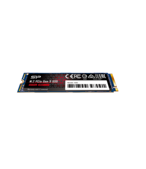 Silicon Power SSD | P34A80 | 1000 GB | Solid-state drive interface PCIe Gen3x4 | Read speed 3400 MB/s | Write speed 3000 MB/s