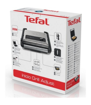 TEFAL Electric Grill | GC242D38 Inicio | Table | 2000 W | Stainless Steel/Black