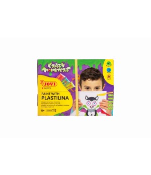 Spalvinimo plastilinu rinkinys JOVI Cool Candy, 6 vnt. rinkinys, su priedais