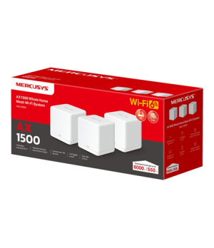 AX1500 Whole Home Mesh WiFi 6 System | Halo H60X (3-pack) | 802.11ax | 10/100/1000 Mbit/s | Ethernet LAN (RJ-45) ports 1 | Mesh 