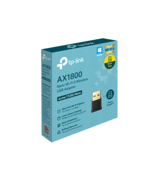 TP-LINK | Archer TX20U Nano | AX1800 Nano Dual Band Wi-Fi 6 USB Adapter | USB 2.0