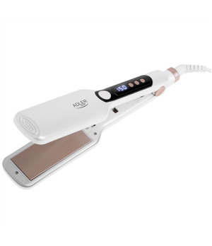 Adler Hair Straightener - Wide | AD 2325 | Ceramic heating system | Display LCD | Temperature (min) 150 °C | Temperature (max) 2