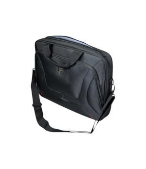 PORT DESIGNS | Courchevel | Fits up to size 15.6 " | Messenger - Briefcase | Black | Shoulder strap