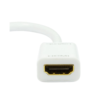 Logilink | Adapter Mini DisplayPort to HDMI with Audio: | Grey | Mini DisplayPort | HDMI A | 0.1 m