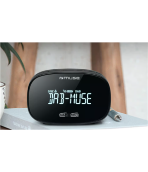 Muse | DAB+/FM Dual Alarm Clock Radio | M-150 CDB | Alarm function | AUX in | Black