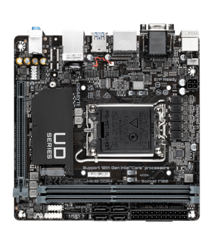 Gigabyte | H610I | Processor family Intel | Processor socket LGA1700 | DDR4 DIMM | Supported hard disk drive interfaces M.2, SAT