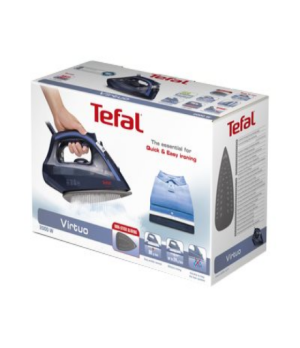 TEFAL | FV1713E0 Virtuo | Steam Iron | 2000 W | Water tank capacity 200 ml | Continuous steam 24 g/min | Dark Blue