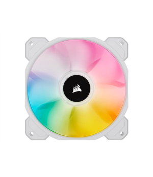 Corsair | 120mm White PWM Fan, Triple Pack with Lighting Node CORE | iCUE SP120 RGB ELITE Performance | Case Fan