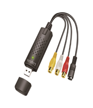 Logilink | USB 2.0 A/V grabber, USB-A/M to 3x RCA + Mini-DIN 5/F, Windows 11 | VG0030A