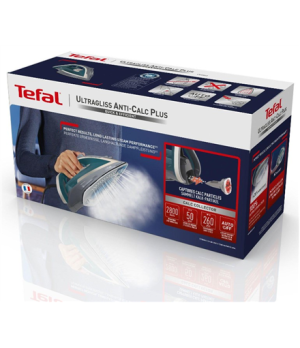 TEFAL | Steam Iron | Ultragliss Plus FV6842 | Steam Iron | 2800 W | Continuous steam 50 g/min | Steam boost performance 260 g/mi