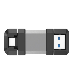 Silicon Power Dual USB Drive | Mobile C51 | 128 GB | USB Type-A and USB Type-C | Silver