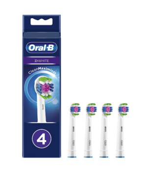 Oral-B | Replaceable toothbrush heads, 4 pcs | Refill CleanMaximiser 3D