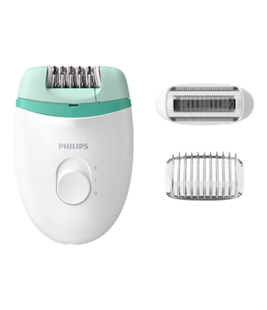 Philips | Epilator | Satinelle Essential BRE245/00 | White/Green