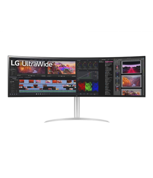 LG 49WQ95C-W 49“ UltraWide Curved LED Monitor 5120x1440/400cd/m2/5ms/ HDMI USB Type C Display Port | LG | Monitor | 49WQ95C-W | 