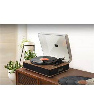 Muse Turntable Stereo System with Bluetooth Out | MT-107 BTO | 2x5 W | Bluetooth | Black/Brown