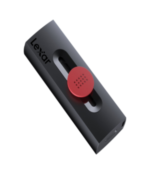 Lexar | Flash Drive | JumpDrive D300 | 64 GB | USB 3.2 Gen 1 | Black/Red