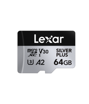 Lexar | SILVER PLUS | 64 GB | microSDXC | Flash memory class 10