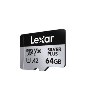 Lexar | SILVER PLUS | 64 GB | microSDXC | Flash memory class 10