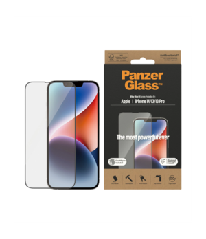 PanzerGlass | Screen protector | Apple | iPhone 14/13/13 Pro | Tempered Glass | Transparent | Fingerprint resistant Diamond stre