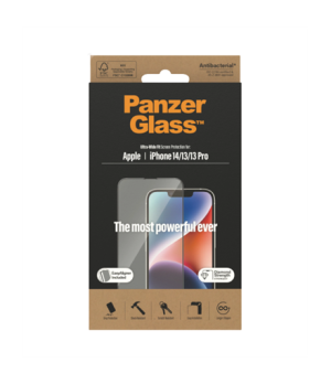 PanzerGlass | Screen protector | Apple | iPhone 14/13/13 Pro | Tempered Glass | Transparent | Fingerprint resistant Diamond stre