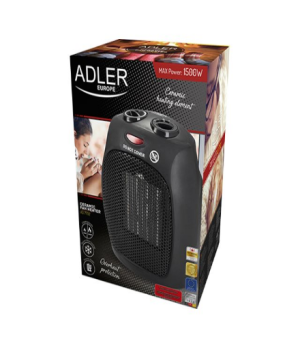 Adler | AD 7702 | Fan Heater | 1500  W | Number of power levels 2 | Black