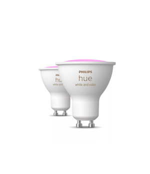 Philips Hue Smart Spotlight, 2pcs pack | GU10 | 4.2 W | Warm to cool white and color