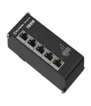 Teltonika Industrial Switch | TSF010 | Unmanaged | DIN rail mountable | 10/100 Mbps (RJ-45) ports quantity 5 | Power supply type